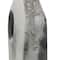 Gray Paper Mache Marble Inspired Decorative Vase with Cutout Handle